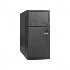 Exegate EX283739RUS Корпус Miditower XP-402U Black, ATX, <XP500, Black,120mm>, 2*USB+1*USB3.0, Audio