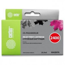 CACTUS PGI-2400XL M Картридж струйный для Canon MB2050/MB2350/MB2040/MB2340, пурпурный (20.4мл)