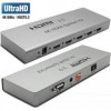 ORIENT HDMI 4K Splitter HSP0104H-2.0, 1->4, HDMI 2.0/3D, UHDTV 4K/ 60Hz (3840x2160)/HDTV1080p, HDCP2.2, EDID управление, RS232 порт, IR вход, внешний БП 5В/1.5А, метал.корпус