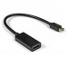 Exegate EX284922RUS Кабель-переходник miniDisplayPort-HDMI ExeGate EX-mDPM-HDMIF-0.15 (mini20M/19F, 0,15м)