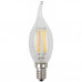 ЭРА Б0027944 Лампочка светодиодная F-LED BXS-7W-827-E14 Е14 / Е14 7Вт филамент свеча на ветру теплый белый свет
