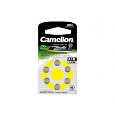 Camelion  ZA10 BL-6 Mercury Free (A10-BP6(0%Hg), батарейка для слуховых аппаратов, 1.4 V,90mAh)