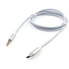 Cablexpert Кабель-переходник USB  Type-C/Jack3.5, Mobile, 1м, белый, коробка (CCAB-CM35M-1M-W)