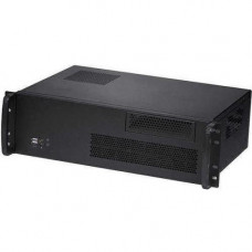 Procase RU330-B-0 Корпус 3U rear/front-access server case, черный, без блока питания, глубина 300мм, MB 12"x9.6" [RU330-B-0]