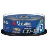 Verbatim Диски CD-R Verbatim 52-x 700Mb, Cristal AZO, Cake Box 25 шт. (43352)