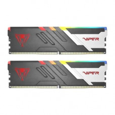 Память DDR5 2x32Gb 5600MHz Patriot PVVR564G560C40K Viper Venom RGB RTL Gaming PC5-44800 CL40 DIMM 288-pin 1.35В kit с радиатором Ret