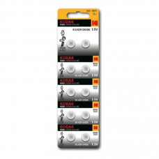 Kodak SG3 (392) SR736, SR41 Max Silver Oxid Button Cell (10/100/2000) (10 шт. в уп-ке)