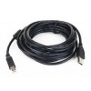 Gembird CCF-USB2-AMBM-15 USB 2.0 кабель PRO для соед. 4.5м AM/BM  позол.конт., фер.кол., пакет