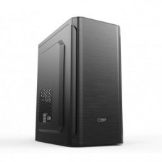 CBR Корпус mATX Minitower MX10, c БП PSU-ATX400-08EC (400W/80mm), 2*USB 2.0, HD Audio+Mic, Black [PCC-MATX-MX10-400W2]