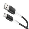 HOCO HC-68575 X82/ USB кабель Type-C/ 1m/ 3A/ Силикон/ Black