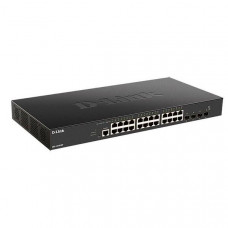 D-Link DXS-1210-28T/A1A PROJ Настраиваемый L2+ коммутатор с 24 портами 10GBase-T и 4 портами 25GBase-X SFP28