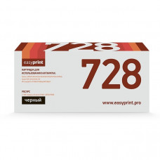 Easyprint  Cartridge728  Картридж LC-728  для Canon  728/CE278A/ MF4410/4430/4450/HP LJ P1566/M1536 (2100 стр.) с чипом