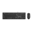 Клавиатура + мышь A4Tech KK-3330 клав:черный мышь:черный USB [1530249]