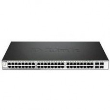 D-Link DGS-1210-52P/ME/B1A PROJ Управляемый L2 коммутаторс 48 портами 10/100/1000Base-T и 4 портами 1000Base-X SFP (порты 1-8 PoE 802.3af/at, порты 9-24 PoE 802.3af, PoE-бюджет 193 Вт)