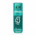 Smartbuy USB Drive 4GB Glossy series Green (SB4GBGS-G)