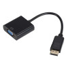 Bion Переходник с кабелем DisplayPort - VGA, 20M/15F, длинна кабеля  15 см, позолоченные контакты, черный [BXP-A-DPM-VGAF-015]