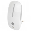 ЭРА Б0057211 Ночник - светильник светодиодный NN-620-LS-W в розетку с датчиком освещенности белый