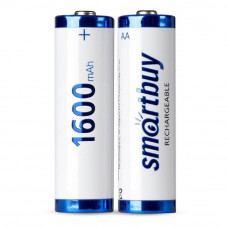 Smartbuy (SBBR-2A02BL1600) Аккумулятор NiMh Smartbuy AA/2BL 1600 mAh (24/240) (2шт. в уп-ке)