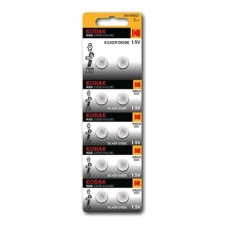 Kodak SG1 (364) SR621, SR60 Max Silver Oxid Button Cell (10/100/2000) (10 шт. в уп-ке)