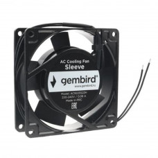 Gembird Вентилятор 92x92x25 AC 220 втулка 2 pin провод 30 см [AC9225S22H]