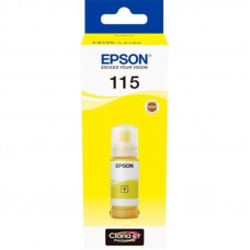 EPSON C13T07D44A  Контейнер 115 с жёлтыми чернилами для L8160/L8180