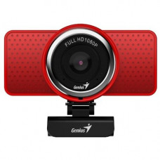 Web-камера Genius ECam 8000 Red {1080p Full HD, вращается на 360°, универсальное крепление, микрофон, USB}  [32200001407]