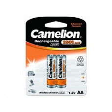 Camelion  AA-2500mAh Ni-Mh BL-2 (NH-AA2500BP2, аккумулятор,1.2В)  (2 шт. в уп-ке)