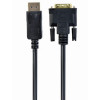 Кабель-переходник DisplayPort (M) в DVI-D (M) 1.8м GemBird <CC-DPM-DVIM-6>