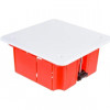 Iek UKG11-092-092-045-P Коробка КМ41022 распаячная 92х92 x 45мм для полых стен (с саморезами, пластиковые лапки, с крышкой )