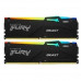 Kingston DRAM 32GB (16GBx2) 5200MHz DDR5 CL40 DIMM FURY Beast Black KF552C40BBAK2-32