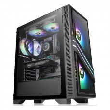 Case TT Versa T35 RGB черный без БП ATX 2x120mm 2xUSB2.0 1xUSB3.0 audio bott PSU [CA-1R7-00M1WN-00]