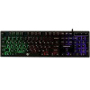 Клавиатура KG-23U BLACK Nakatomi Gaming - игровая с RGB-подсветкой, USB, черная