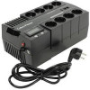 CyberPower BR700ELCD ИБП {Line-Interactive, 700VA/420W USB/RJ11/45/USB charger A (4+4 EURO)}