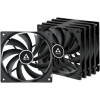 Case fan ARCTIC F12 PWM PST Value Pack (Black)  (5pc)  (ACFAN00250A)