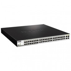 D-Link DGS-1210-52MPP/E2A PROJ Настраиваемый L2 коммутатор с 48 портами 10/100/1000Base-T и 4 портами 1000Base-X SFP (порты 1-48 PoE 802.3af/at, PoE-бюджет 740 Вт)