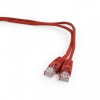 Патч-корд UTP Cablexpert PP12-0.5M/R   кат.5e, 0.5м, литой, многожильный (красный)