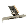 Exegate EX281227RUS Контроллер EXE-352 PCI v2.2, 4*USB2.0 ext. + 1*USB2.0 int., VIA Labs Chipset VT6212L