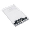 Gembird EE2-U3S-7 Внешний корпус USB 3.0 для 2.5" HDD/SSD порт Type-С, SATA III, пластик, прозрачный