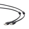 Gembird/Cablexpert  CCF2-USB2-AMBM-15 USB 2.0 Pro Кабель  , AM/BM, 4.5м, экран,2феррит.кольца, черный, пакет
