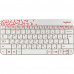 920-008212 Logitech Клавиатура + мышь MK240 Nano White-red оригинальная заводская гравировка RU/LAT