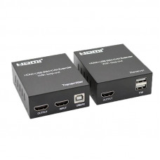 ORIENT VE049, HDMI KVM extender (Tx+Rx), HDMI+USB+Audio удлинитель до 60 м по витой паре Cat5e/6, HDMI 1.4, 4K@30Hz/1080p@60Hz, HDCP (31211)