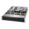 Supermicro SYS-2029U-TR4 2U, 2xLGA3647 (up to 205W), iC621 (X121PU), 24xDDR4, up to 24x2.5 SAS/SATA, up to 4x2.5 NVME Gen3 (optional), 4x 1000Base-T (i350), 2x PCIE x16, 4x PCIE x8 LP, 1x PCIE x8 LP,