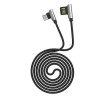 HOCO HC-79392 U42/ USB кабель Type-C/ 1.2m/ 2.4A/ Угловой коннектор/ Black