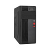 Exegate EX283220RUS Корпус Miditower ExeGate UN-605B Black, ATX, <без БП>, 2*USB, Audio, замок блокировки кнопки питания