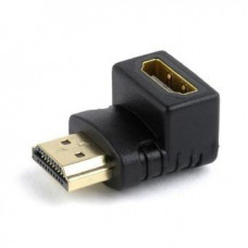 Cablexpert Переходник HDMI-HDMI 19F/19M, угловой  соединитель 90 градусов, золотые разъемы (A-HDMI90-FML)