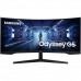 LCD Samsung 34" C34G55TWWI черный {VA 3440x1440 165Hz 1ms 21:9 250cd 178/178 HDMI DisplayPort}