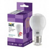 Iek LLF-A60-11-230-40-E27-FR Лампа LED A60 шар матов. 11Вт 230В 4000К E27 серия 360°