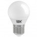 Iek LLE-G45-3-230-40-E27 Лампа светодиодная ECO G45 шар 3Вт 230В 4000К E27 IEK