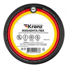 Rexant KR-09-2106 Изолента ПВХ 0,13х15 мм, 25 м, черная KRANZ