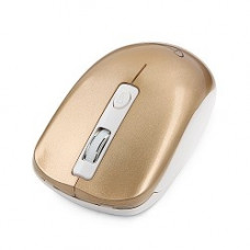 Gembird MUSW-400-G Gold USB { Мышь беспров., 3кн.+колесо-кнопка, 2.4ГГц, 1600 dpi, бесшумный клик}